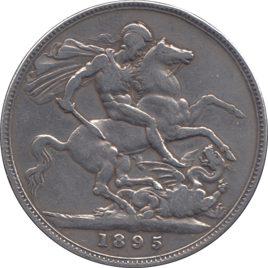 1895 CROWN ( FINE ) - CROWN - Cambridgeshire Coins