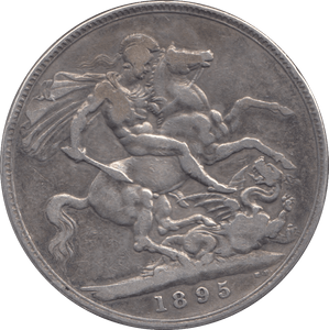 1895 CROWN ( FINE ) - CROWN - Cambridgeshire Coins