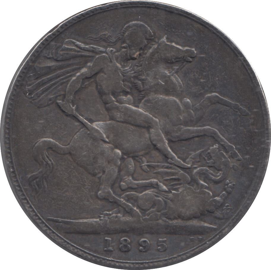 1895 CROWN ( FINE ) - CROWN - Cambridgeshire Coins