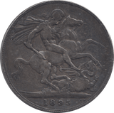 1895 CROWN ( FINE ) - CROWN - Cambridgeshire Coins
