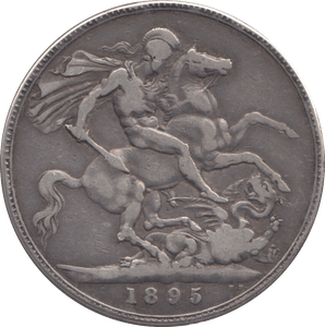 1895 CROWN ( FINE ) - CROWN - Cambridgeshire Coins