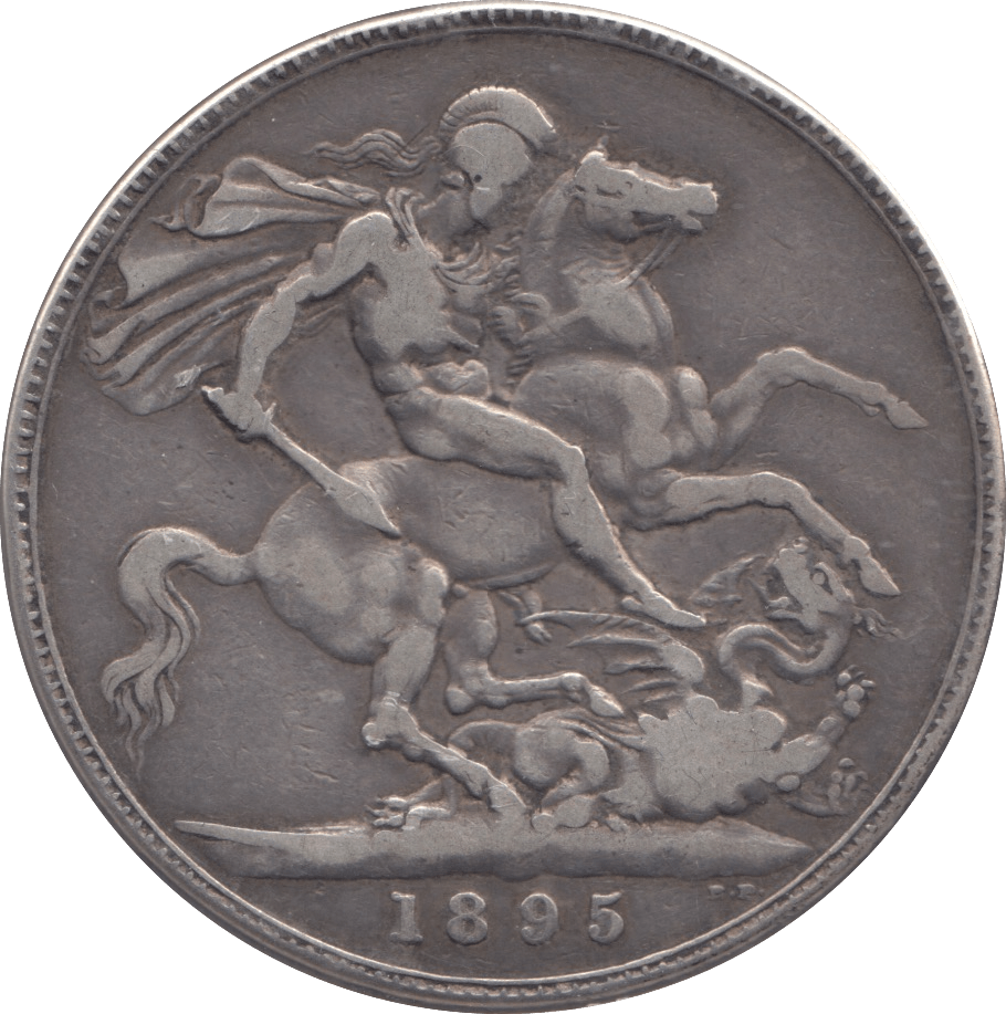 1895 CROWN ( FINE ) - CROWN - Cambridgeshire Coins