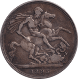 1895 CROWN ( FINE ) - CROWN - Cambridgeshire Coins