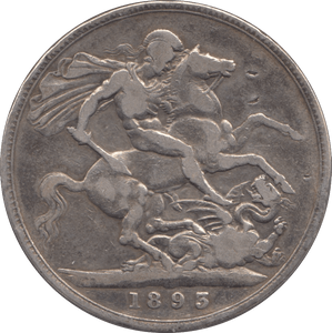 1895 CROWN ( FINE ) - CROWN - Cambridgeshire Coins