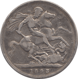 1895 CROWN ( FINE ) - CROWN - Cambridgeshire Coins