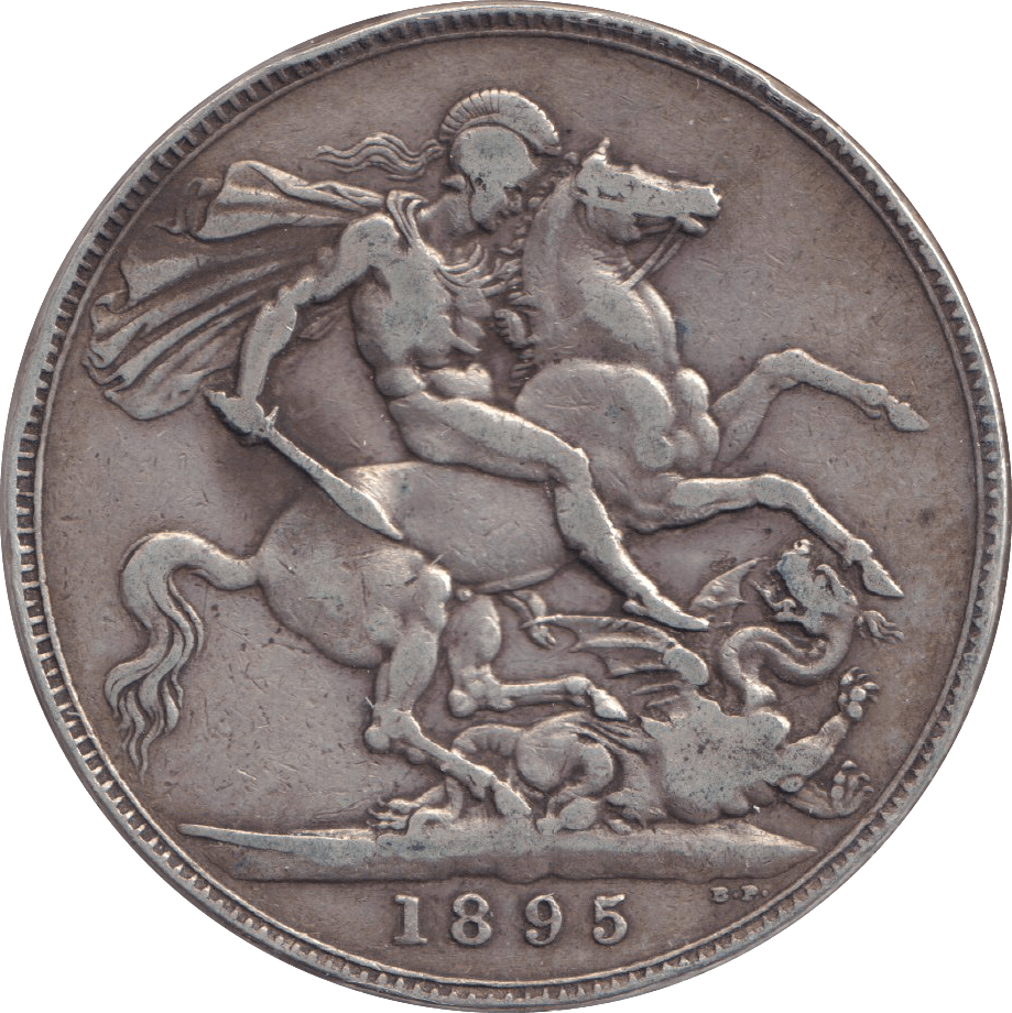 1895 CROWN ( FINE ) - CROWN - Cambridgeshire Coins
