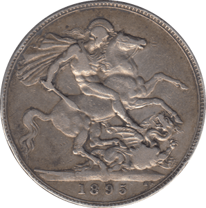 1895 CROWN ( FINE ) - CROWN - Cambridgeshire Coins