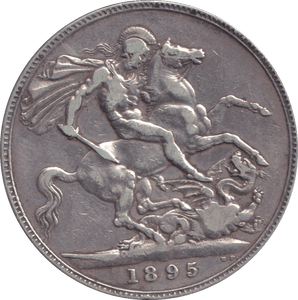 1895 CROWN ( FINE ) - CROWN - Cambridgeshire Coins