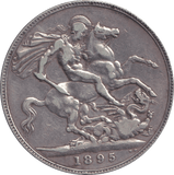 1895 CROWN ( FINE ) - CROWN - Cambridgeshire Coins