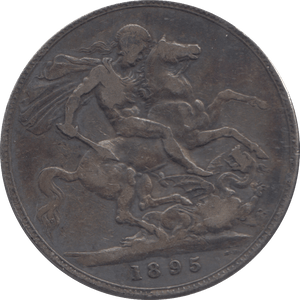 1895 CROWN ( FINE ) - CROWN - Cambridgeshire Coins