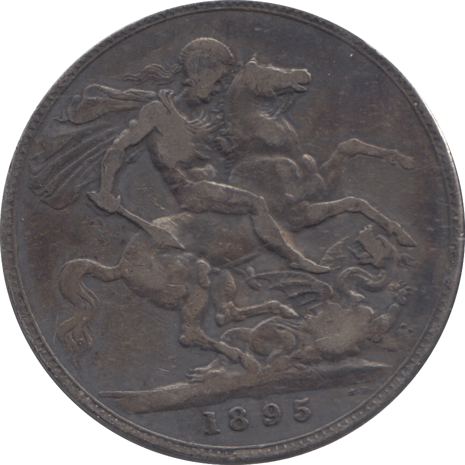 1895 CROWN ( FINE ) - CROWN - Cambridgeshire Coins
