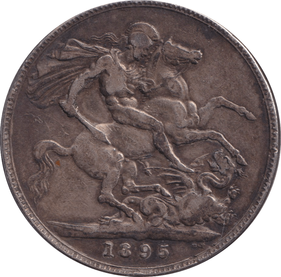 1895 CROWN ( FINE ) - CROWN - Cambridgeshire Coins