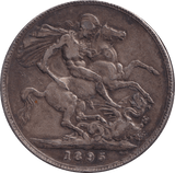 1895 CROWN ( FINE ) - CROWN - Cambridgeshire Coins
