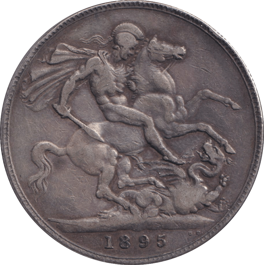 1895 CROWN ( FINE ) - CROWN - Cambridgeshire Coins