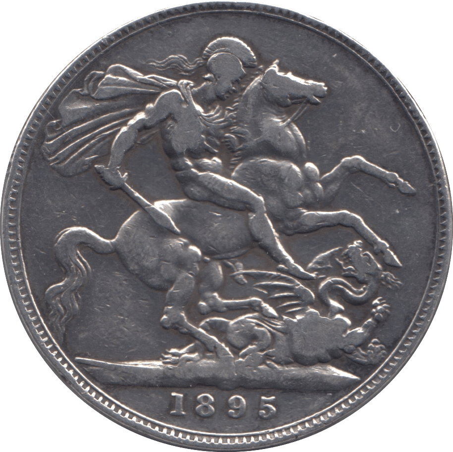 1895 CROWN ( FINE ) - CROWN - Cambridgeshire Coins