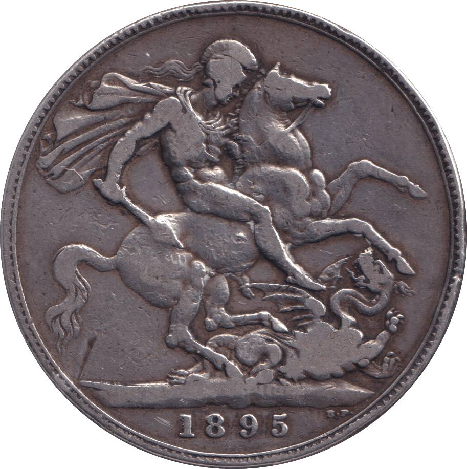 1895 CROWN ( FINE ) - CROWN - Cambridgeshire Coins