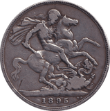 1895 CROWN ( FINE ) - CROWN - Cambridgeshire Coins
