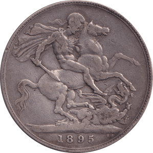 1895 CROWN ( FINE ) - Crown - Cambridgeshire Coins