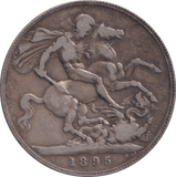 1895 CROWN ( FINE ) - FLORIN - Cambridgeshire Coins