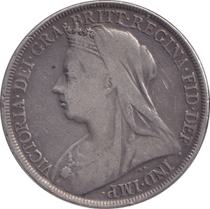 1895 CROWN ( FINE ) LIX - CROWN - Cambridgeshire Coins