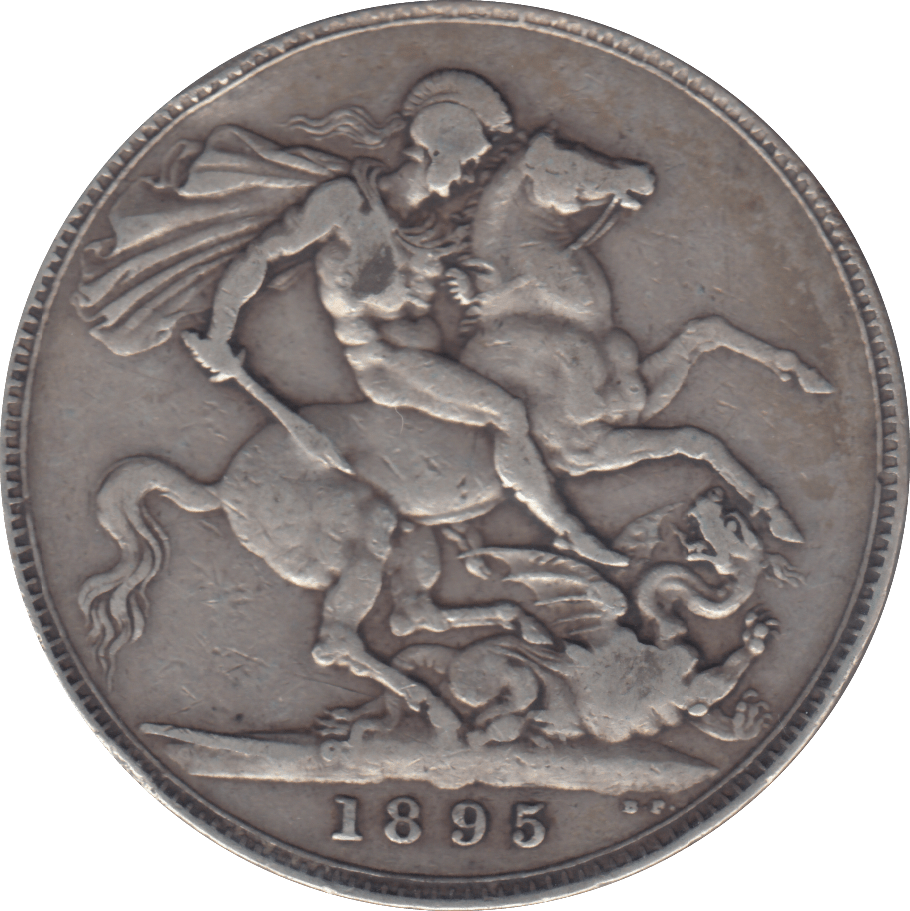 1895 CROWN ( FINE ) LIX - CROWN - Cambridgeshire Coins