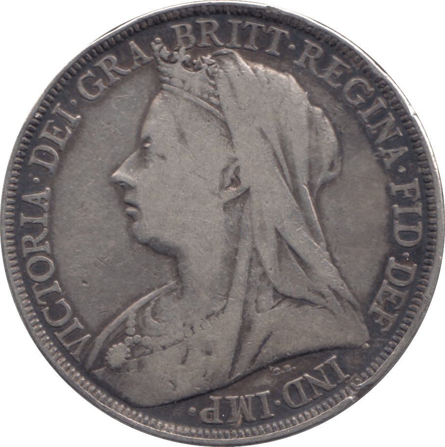 1895 CROWN ( FINE ) LIX - CROWN - Cambridgeshire Coins