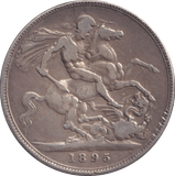 1895 CROWN ( FINE ) LIX - CROWN - Cambridgeshire Coins