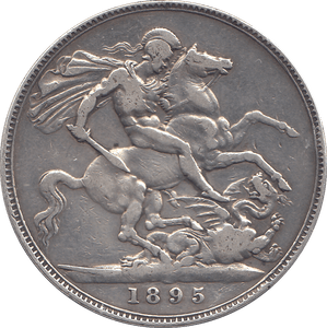 1895 CROWN ( FINE ) - WORLD COINS - Cambridgeshire Coins
