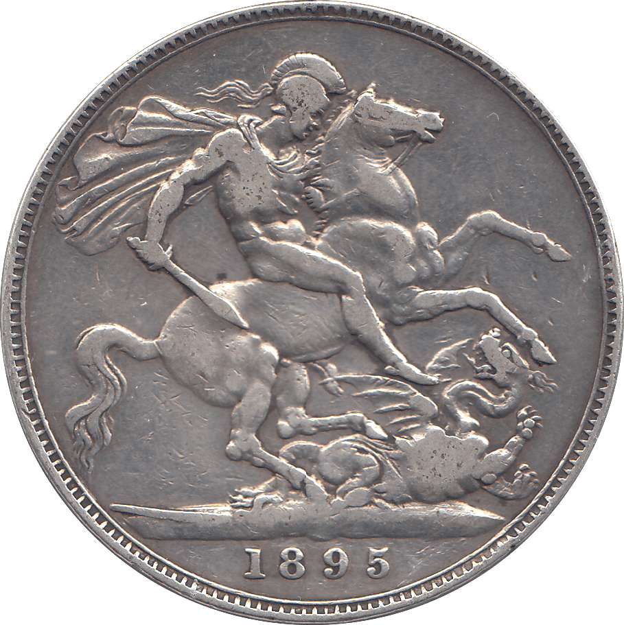 1895 CROWN ( FINE ) - WORLD COINS - Cambridgeshire Coins