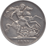 1895 CROWN ( FINE ) - WORLD COINS - Cambridgeshire Coins