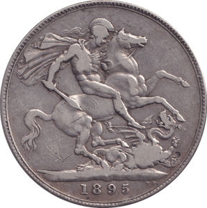 1895 CROWN ( GF ) - CROWN - Cambridgeshire Coins