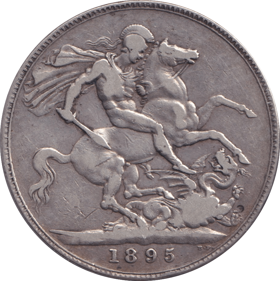 1895 CROWN ( GF ) - CROWN - Cambridgeshire Coins