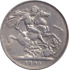 1895 CROWN ( GF ) - CROWN - Cambridgeshire Coins