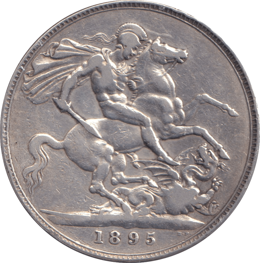1895 CROWN ( GF ) - CROWN - Cambridgeshire Coins