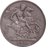 1895 CROWN ( GF ) - Crown - Cambridgeshire Coins