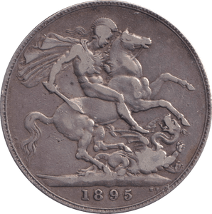 1895 CROWN ( GF ) - CROWN - Cambridgeshire Coins