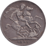1895 CROWN ( GF ) - CROWN - Cambridgeshire Coins