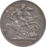 1895 CROWN ( GF ) - CROWN - Cambridgeshire Coins