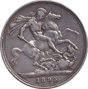 1895 CROWN ( GF ) - CROWN - Cambridgeshire Coins