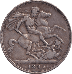 1895 CROWN ( GF ) - CROWN - Cambridgeshire Coins