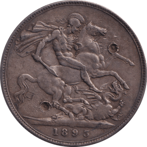 1895 CROWN ( GF ) - CROWN - Cambridgeshire Coins