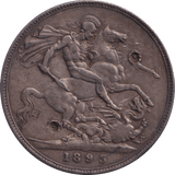 1895 CROWN ( GF ) - CROWN - Cambridgeshire Coins