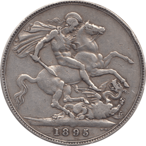 1895 CROWN ( GF ) - CROWN - Cambridgeshire Coins