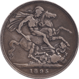 1895 CROWN ( GF ) - CROWN - Cambridgeshire Coins