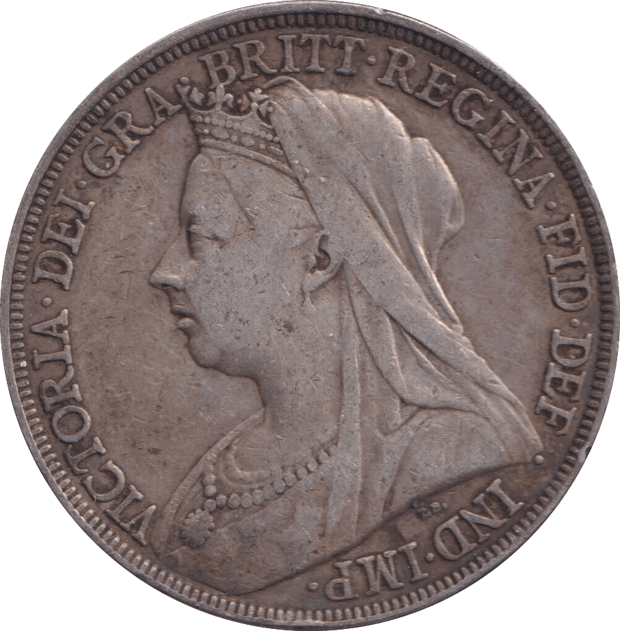 1895 CROWN ( GF ) - FLORIN - Cambridgeshire Coins