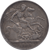 1895 CROWN ( GF ) LIX - CROWN - Cambridgeshire Coins