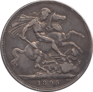 1895 CROWN ( GF ) LVIII - CROWN - Cambridgeshire Coins