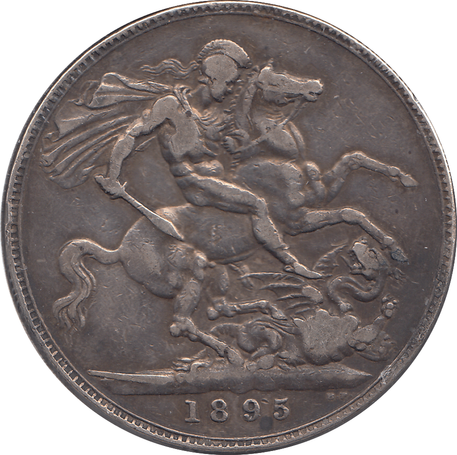 1895 CROWN ( GF ) LVIII - CROWN - Cambridgeshire Coins
