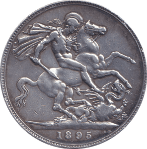 1895 CROWN ( GVF ) - CROWN - Cambridgeshire Coins