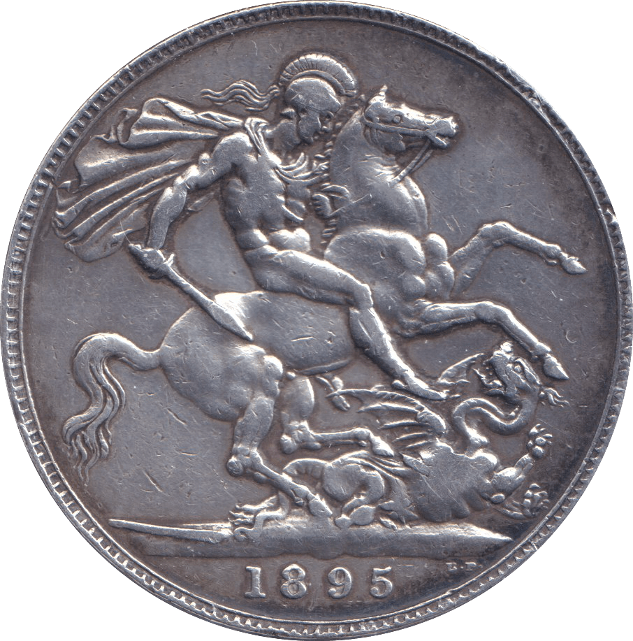 1895 CROWN ( GVF ) - CROWN - Cambridgeshire Coins